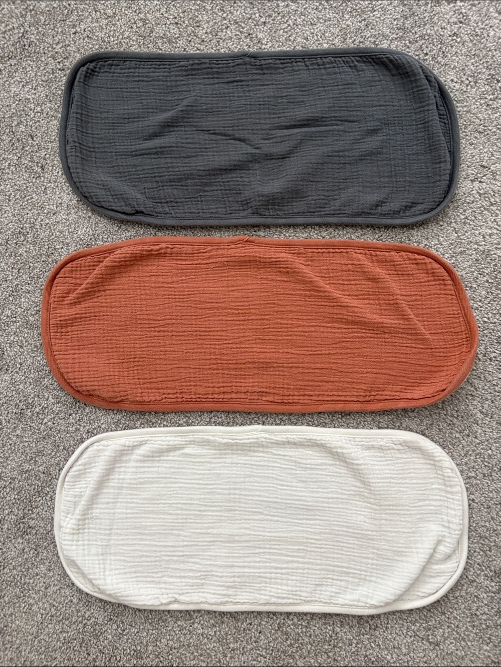 Baby Muslin Reusable Burp Cloth - 3 pack